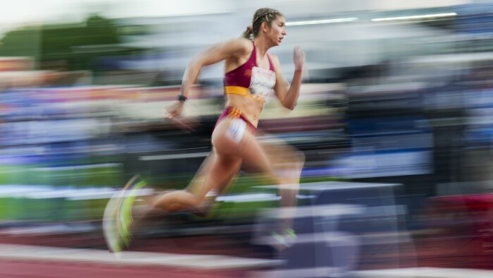 Emma Zapletalová holt Podium in Chorzów