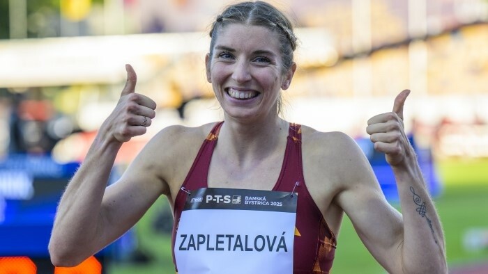 Zapletalová zlepšila slovenský rekord 