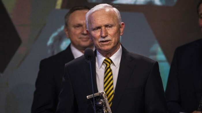 Präsident des Fußballvereins Inter Bratislava Jozef Barmoš