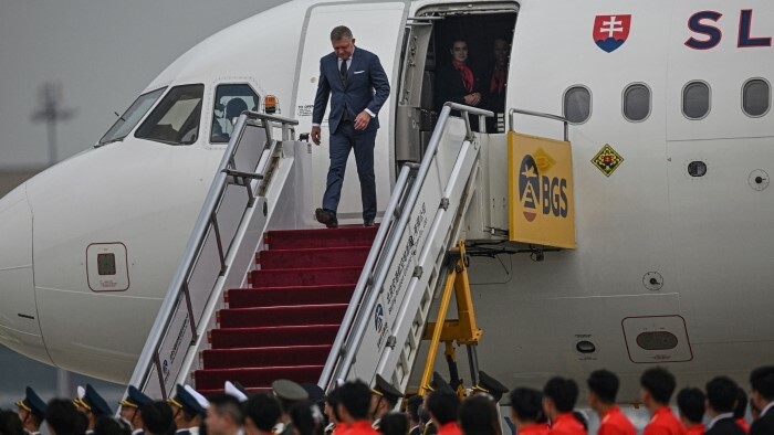 Robert Fico à Pékin
