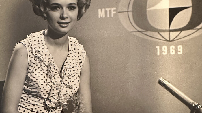 M.Rapaičová na Medzinárodnom televíznom festivale Praha 1969.jpg
