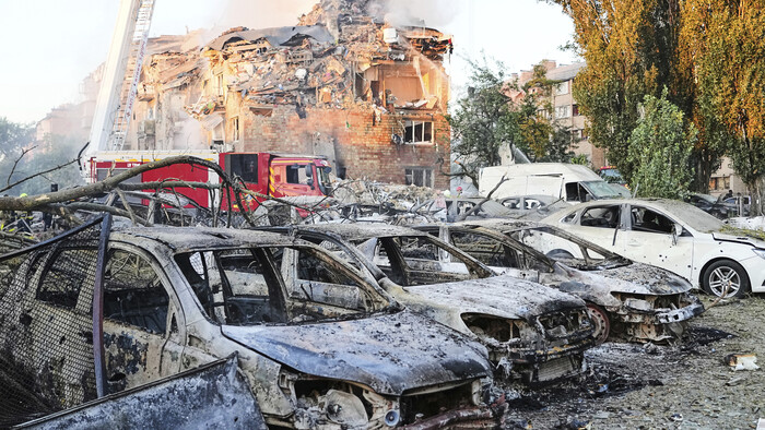 Ruské útoky na ukrajinskú metropolu
