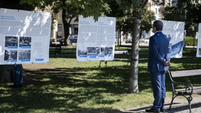 В Братиславе открылась выставка к 80-летию ООН