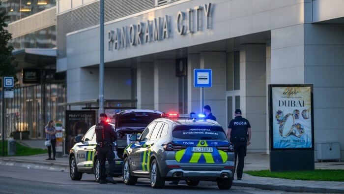 Bombe au centre de Bratislava