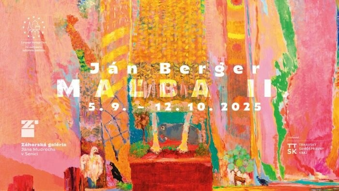 Výstava Jána Bergera Maľba II. v Záhorskej galérii Jána Mudrocha 