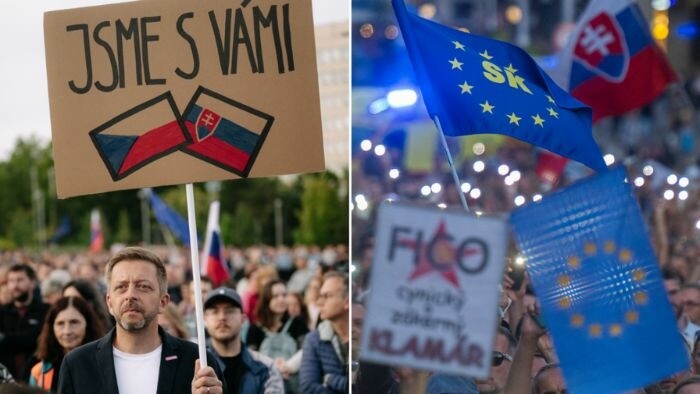 Slovak Government Criticizes Czech Interior Minister’s Bratislava Protest Participation, While Opposition Welcomes It