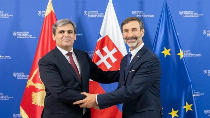 Juraj Blanar rencontre son homologue monténégrin Ervin Ibrahimović
