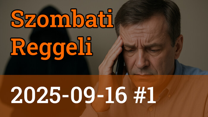 Szombati Reggeli 2025-09-16 #01 | A korábbinál sokkal kifinomultabb módszereket alkalmaznak a csalók
