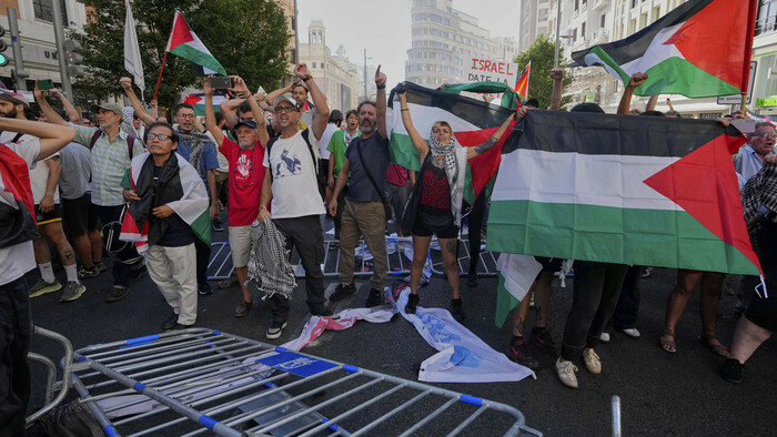 La Vuelta plná propalestinských manifestácií (aktualizované)