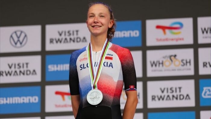 Slovak Cyclist Takes Silver at Worlds