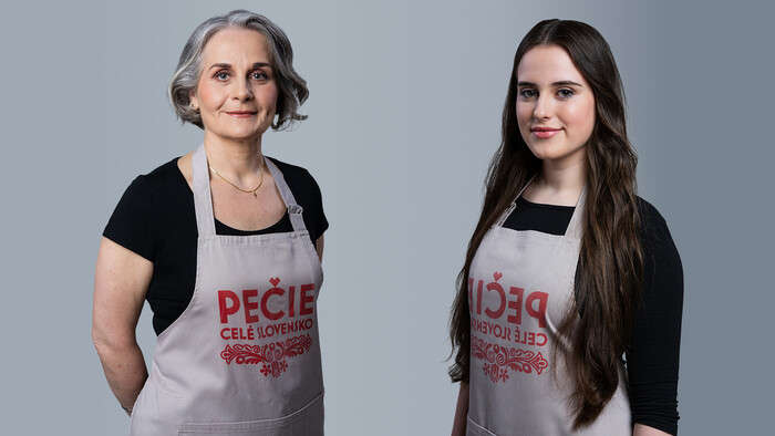 Súťažiace Eliška a Gabi. Najmladšia s veľkým snom a žena, ktorá pečie srdcom pre druhých