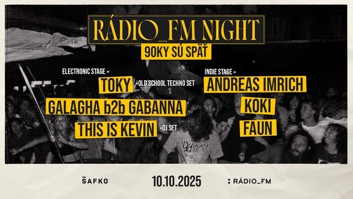 Rádio_FM Night: 90ky sú späť