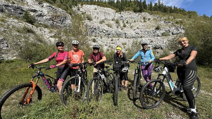 Dievčenský cyklovýjazd Vrchárskej koruny Liptovskej