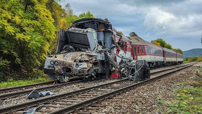 Two Passenger Trains Collide in Rožňava District, Injuries Reported