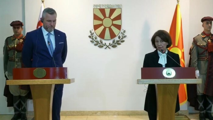 Президент Пеллегрини отбыл в Северную Македонию