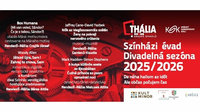 Sezóna 2025/2026 v maďarskom divadle Thália v Košiciach