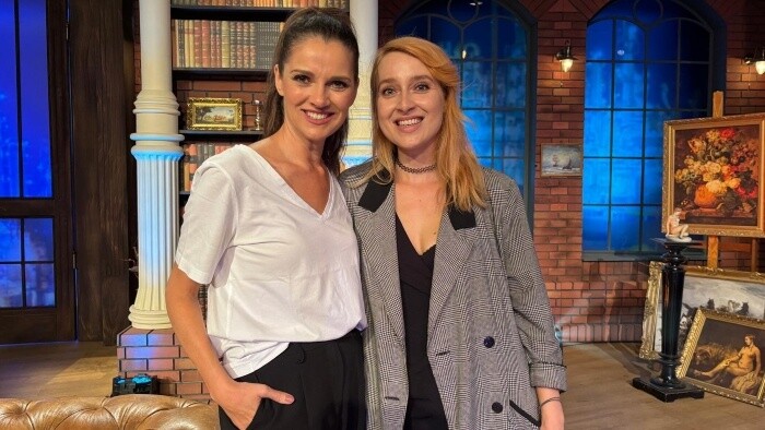 On air: Veronika Husovská a Jozef Vajda v Neskoro večer