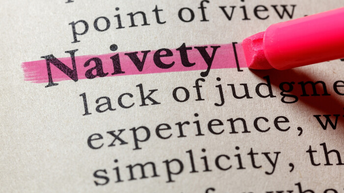 Zamyslenie / Politická naivita