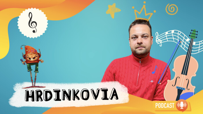 Hrdinkovia s husľovým virtuózom Daliborom Karvayom