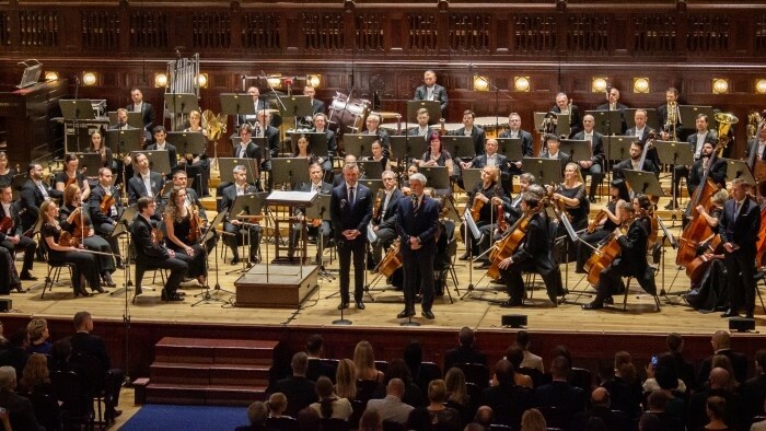 Peter Pellegrini au concert philharmonique de Košice donné à Prague