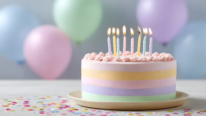 Zamyslenie / Sviečky na torte