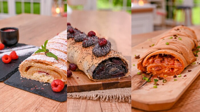 RECEPT: Sladké aj slané štrúdle podľa súťažiacich Pečie celé Slovensko