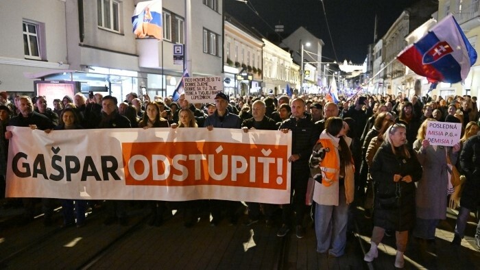 V Bratislave sa protestovalo proti vedeniu SIS