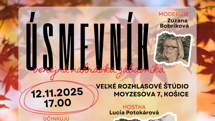 Pozývame vás na verejnú nahrávku Úsmevníka