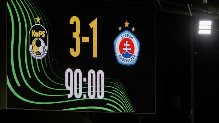 FUTBAL: Slovan prehral vo Fínsku s KuPS Kuopio 
