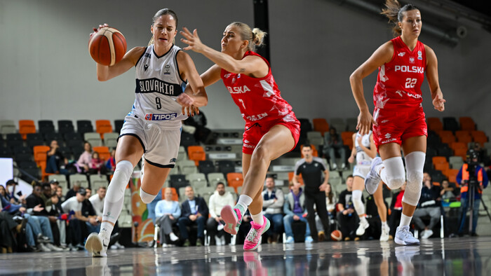 BASKETBAL: Slovenky prehrali s Poľkami o sedem bodov