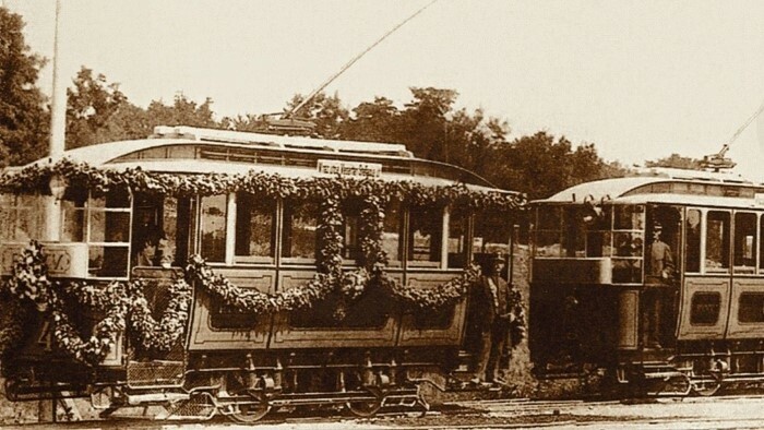 Die erste Straßenbahn in Bratislava
