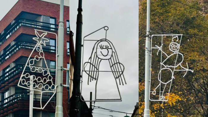 Pražskí škôlkari navrhli vianočné dekorácie v meste