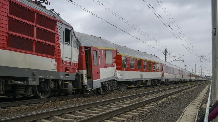 Zugunglück bei Pezinok