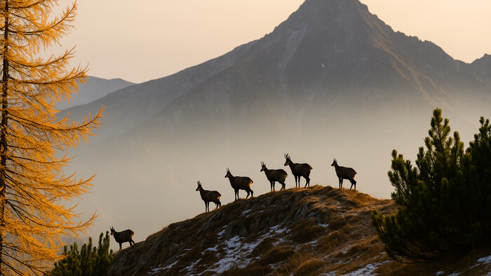 Jesenné sčítanie kamzíkov