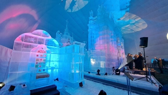 La Casa de Hielo de los Tatras se ha inspirado en la Basílica de San Juan de Letrán de Roma