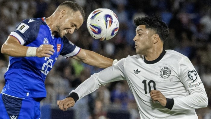 Спорт: Словацкие футболисты сыграют решающий матч в Германии