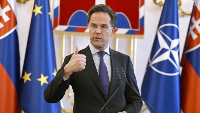 NATO-Generalsekretär Rutte besucht Bratislava