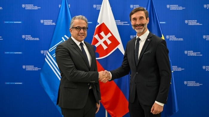 Außenminister Blanár empfing neuen UNESCO-Generaldirektor 