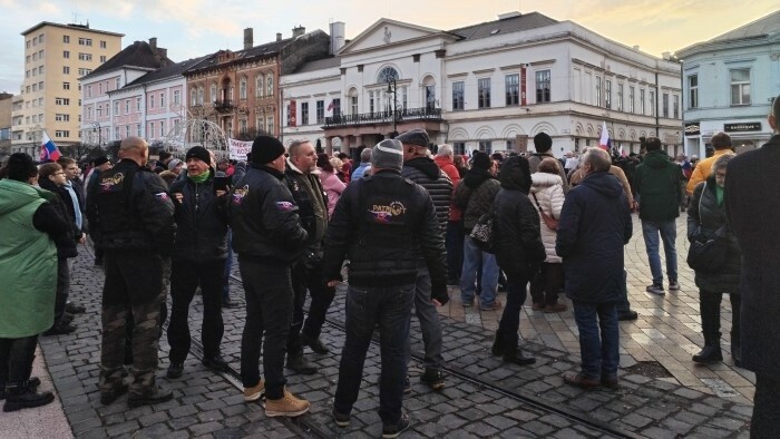 Manifestation contre le progressisme 