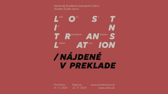 Performancia Lost in translation / Nájdené v preklade