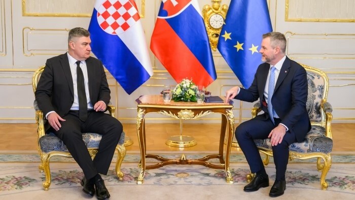 El presidente eslovaco recibirá a su par croata en Bratislava