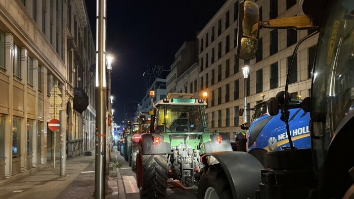 Los agricultores protestan contra el acuerdo con Mercosur