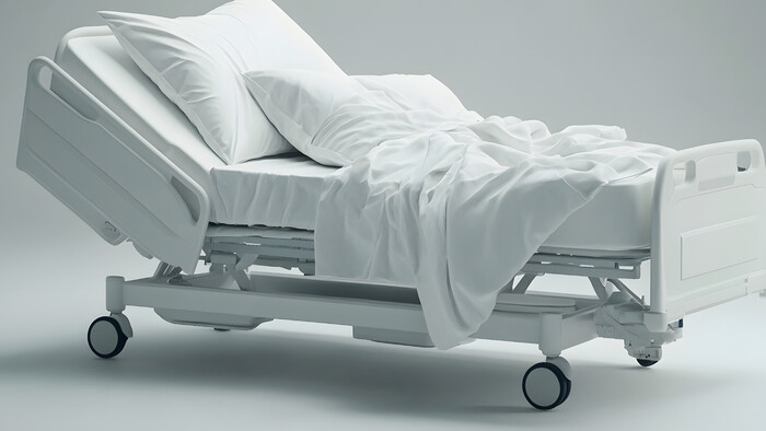 Zamyslenie / Nemocničná posteľ