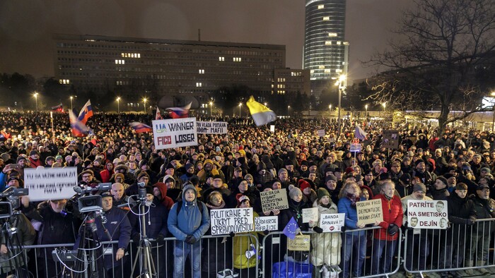 Opposition Protests in Bratislava and Other Cities