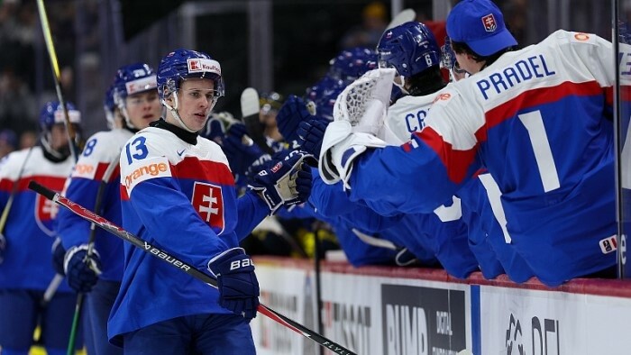 Slowakisches U20-Eishockeyteam besiegt Deutschland bei Junioren-WM