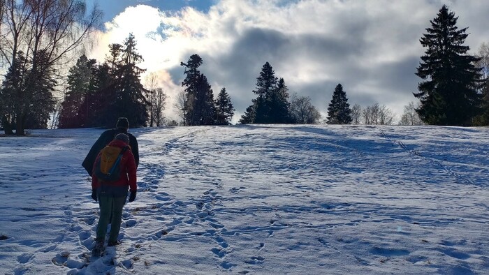 Z obce Brusno na Vysokú vo Veporských vrchoch