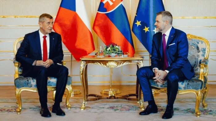 Президент Пеллегрини принял чешского премьер-министра А. Бабиша