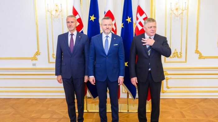 Pellegrini, Fico und Raši demonstrieren Einigkeit in grundlegenden Fragen