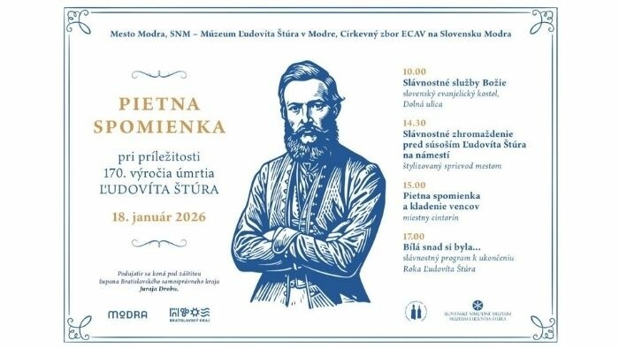 Pietna spomienka na Ľ. Štúra a štylizovaný pohrebný sprievod v Modre