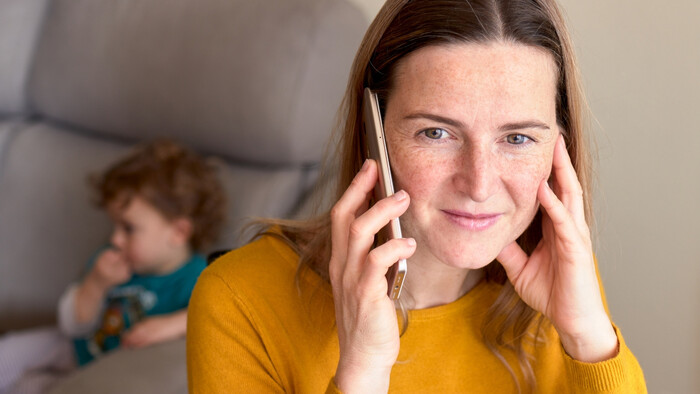 Uvoľňujúci telefonát rodičom